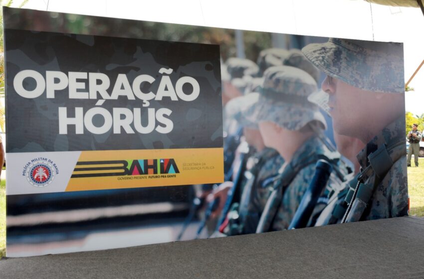  Polícia Militar da Bahia lança Operação Hórus em Salvador