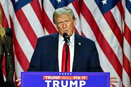  Donald Trump é eleito presidente, afirma imprensa dos EUA