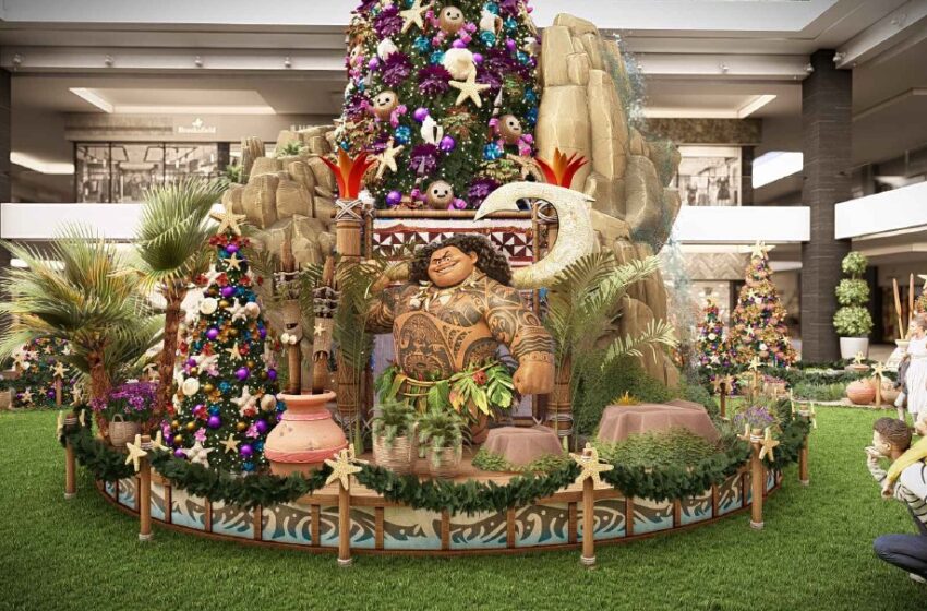  Novo Filme de Moana inspira Natal de Sonhos do Shopping Paralela