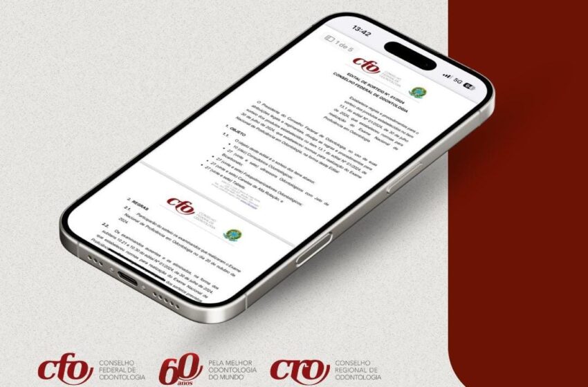  CFO divulga o Edital do Sorteio do Exame Nacional de Proficiência em Odontologia
