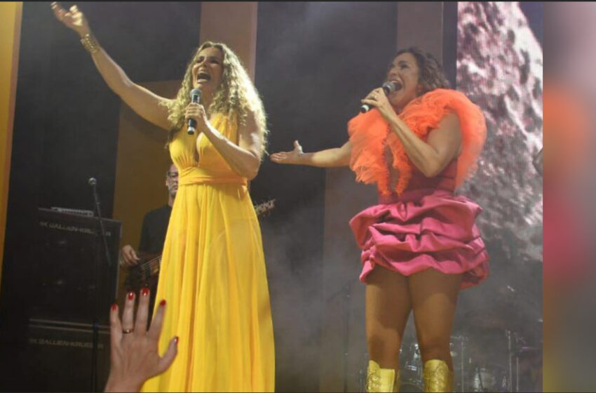 Márcia Freire aceita convite, e canta com Daniela Mercury no ‘Pôr do Som’