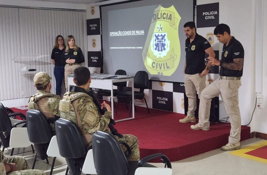  Liderança de grupo criminoso é preso em Salvador na Operação Cidade de Palha