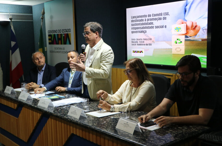  Secretaria de Desenvolvimento Econômico assume vanguarda ao implementar comitê ESG