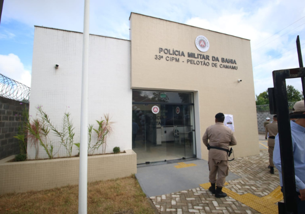  Camamu recebe novo Pelotão da Polícia Militar com investimento de R$ 1,4 milhão