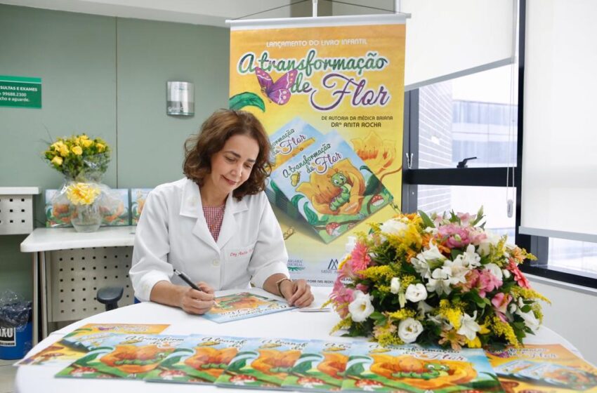  Flor alça novos voos: Anita Rocha lança terceiro livro infantil
