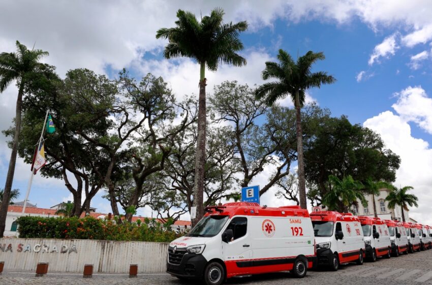  Bahia recebe mais 80 ambulâncias do Samu para cobertura em 73 cidades