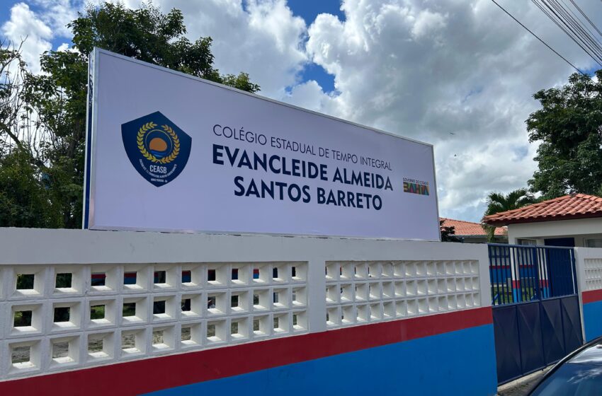  Colégio Estadual Luís Eduardo Magalhães em Muniz Ferreira passa a se chamar colégio Estadual Evancleide Almeida Santos Barreto