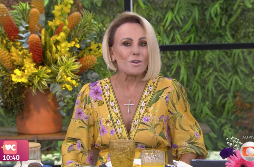  Ana Maria Braga se confunde e envia beijo para Cássia Eller