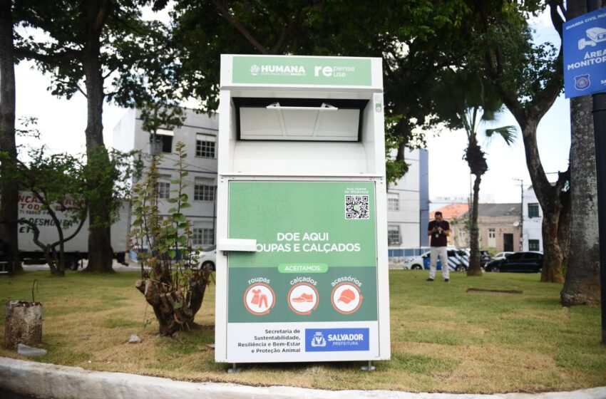  Prefeitura lança Recicla Salvador com pagamento às cooperativas, 20 contêineres de coleta e troca de pontos por produtos