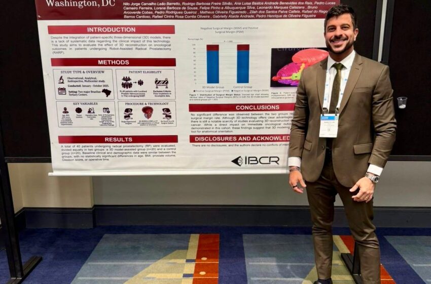  Baiano apresenta estudo em maior congresso de urologia do mundo