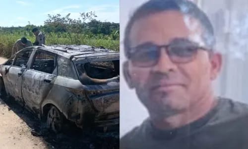  Motorista de aplicativo é executado e tem automóvel incendiado na Bahia