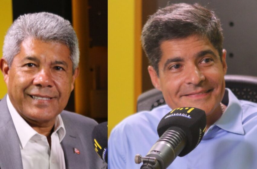  Quaest: ACM Neto registra 42% e Jerônimo aparece com 40% nas intenções de voto para o governo da Bahia