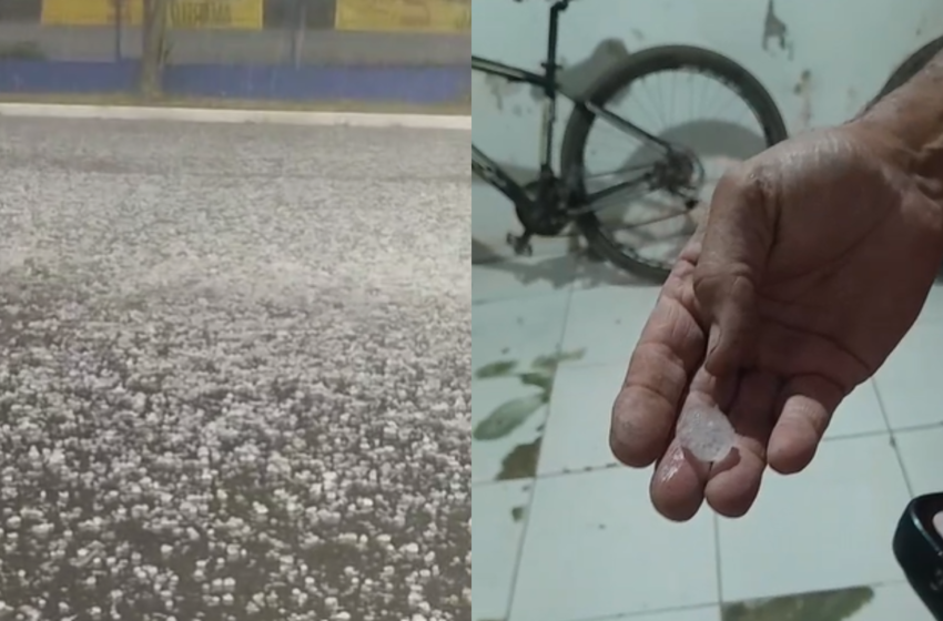  Ventania e granizo causam destelhamentos em Vitória da Conquista